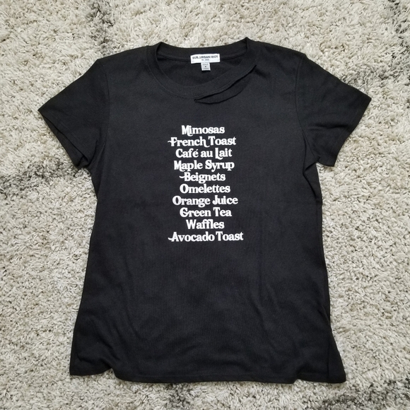 Sub_Urban Riot Black Graphic Tee Shirt - Picture 1 of 6